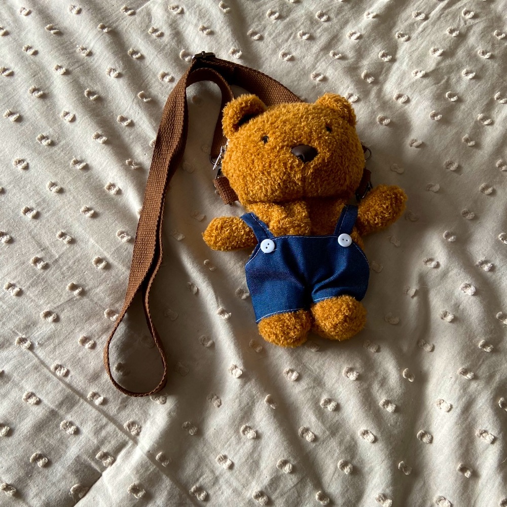 Teddy bear purse